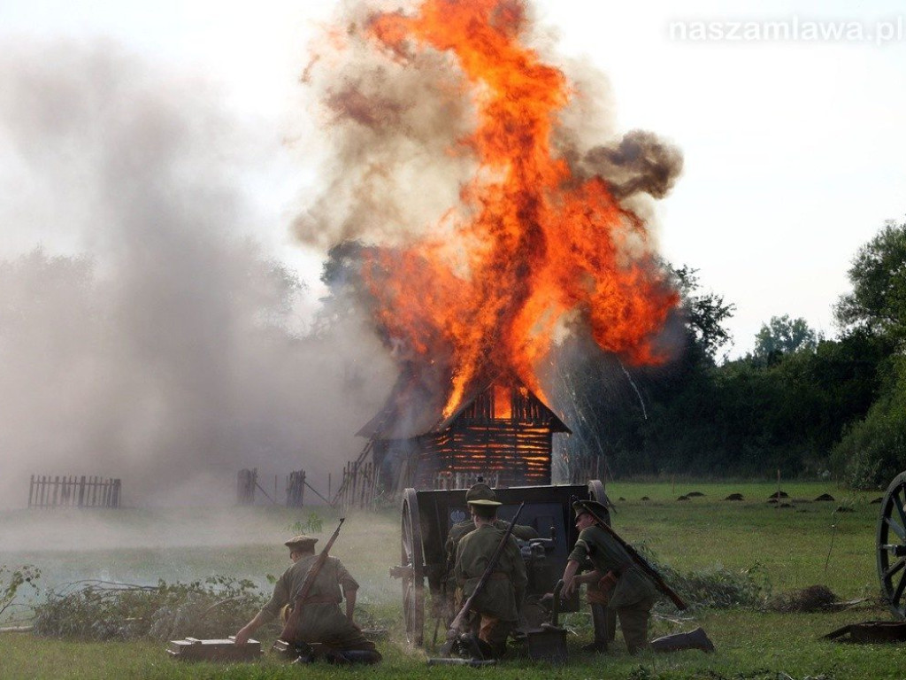 Rekonstruktorzy na największej inscenizacji wojny polsko-bolszewickiej