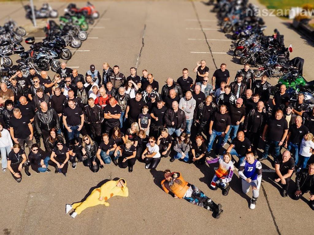 Z Mławy wyjechało prawie 80 motocykli [ZDJĘCIA]