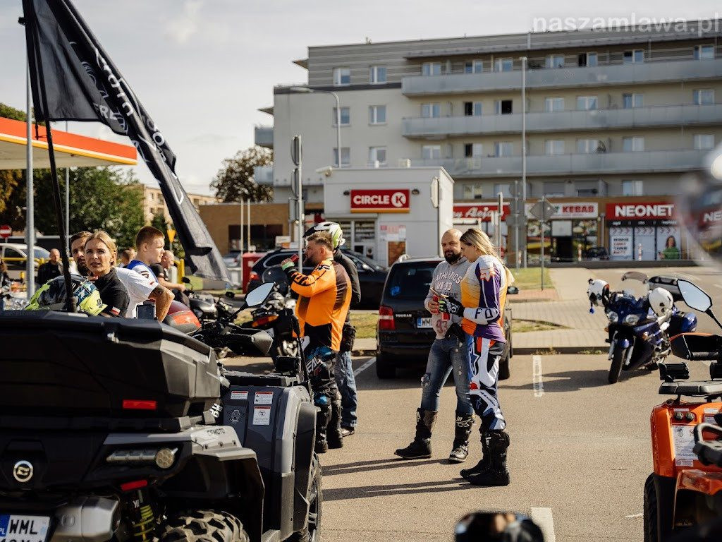 Z Mławy wyjechało prawie 80 motocykli [ZDJĘCIA]