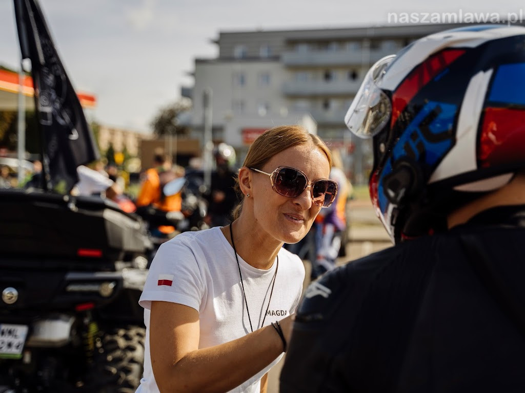 Z Mławy wyjechało prawie 80 motocykli [ZDJĘCIA]