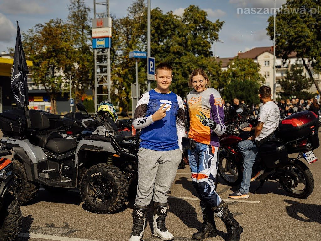 Z Mławy wyjechało prawie 80 motocykli [ZDJĘCIA]
