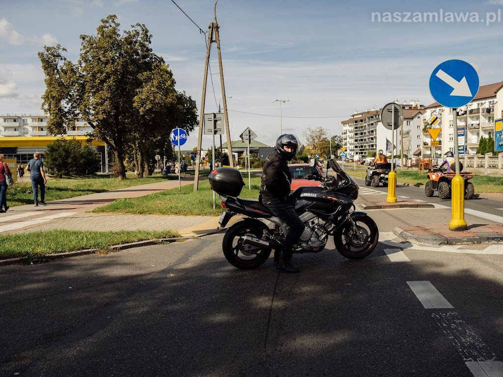 Z Mławy wyjechało prawie 80 motocykli [ZDJĘCIA]