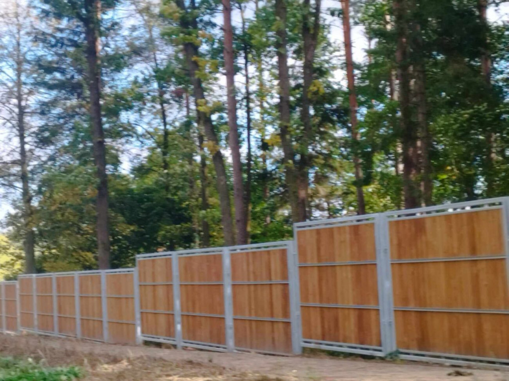 Prace przy 10-hektarowej zagrodzie dla żubrów [ZDJĘCIA]