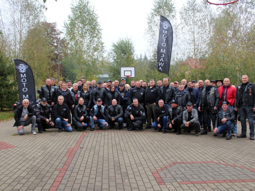 Parada motocyklowa. Grupa Moto Mława zakończyła sezon
