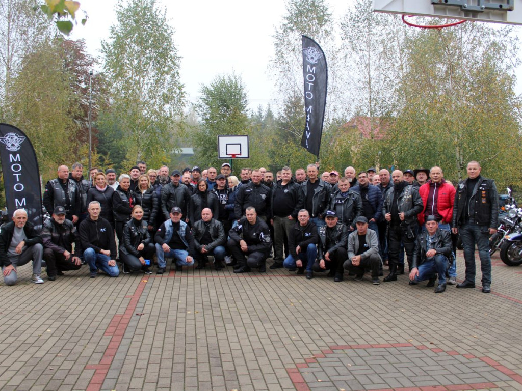 Parada motocyklowa. Grupa Moto Mława zakończyła sezon
