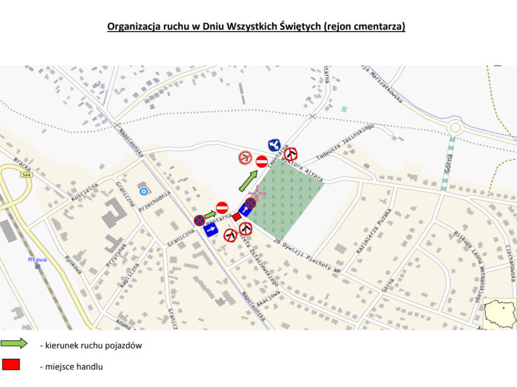 Jak dojechać na cmentarze?