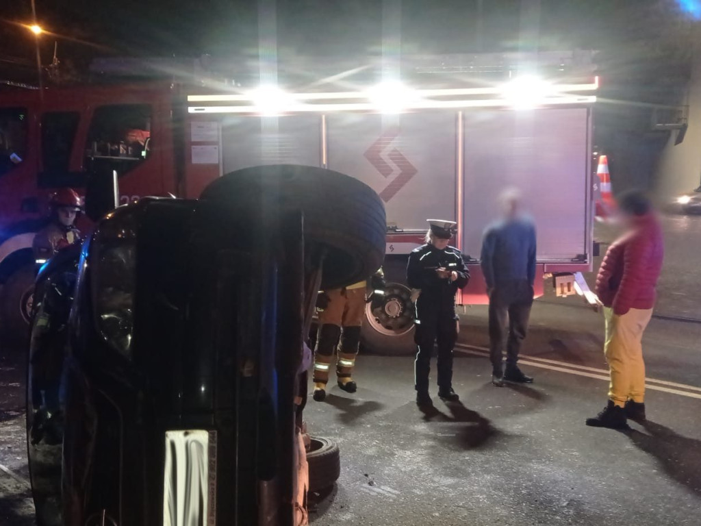 Ekstremalna jazda pijanych cudzoziemców w Mławie [ZDJĘCIA]