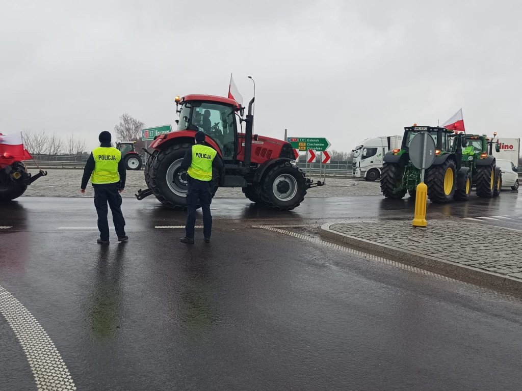 Z OSTATNIEJ CHWILI. Protest rolników [FILM i ZDJĘCIA]