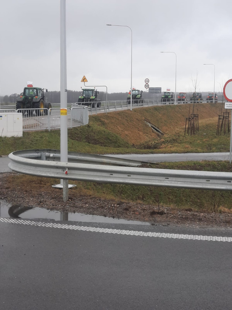 Z OSTATNIEJ CHWILI. Protest rolników [FILM i ZDJĘCIA]