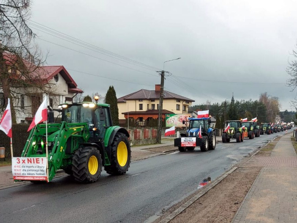 Z OSTATNIEJ CHWILI. Protest rolników [FILM i ZDJĘCIA]
