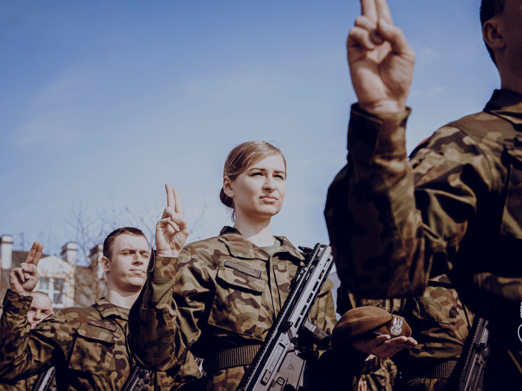 Przysięga wojskowa i akty mianowania na stopień podoficerski