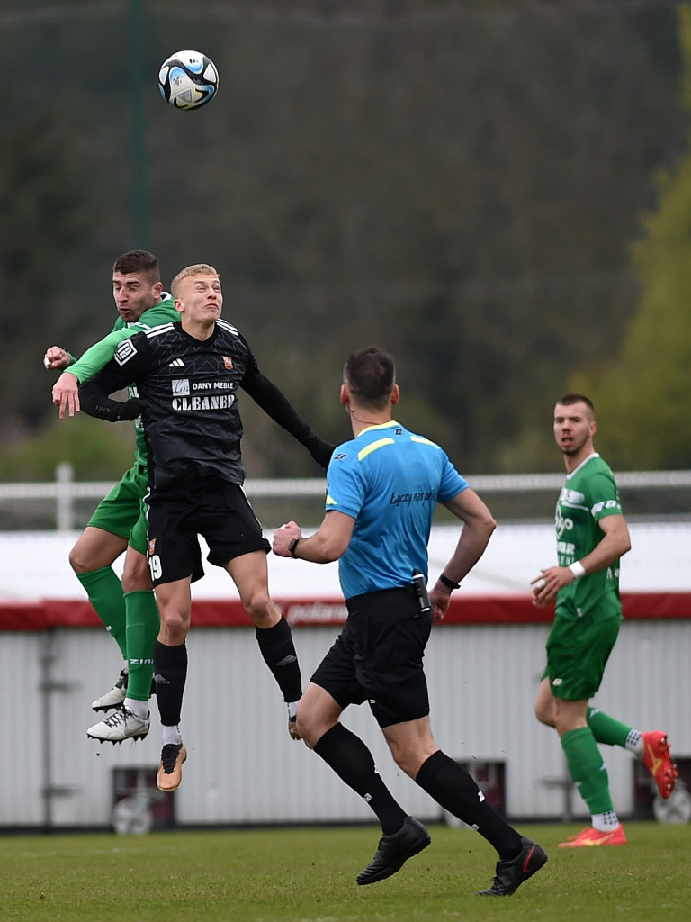 Ważny triumf Mławianki. Piękne przełamanie Odilona