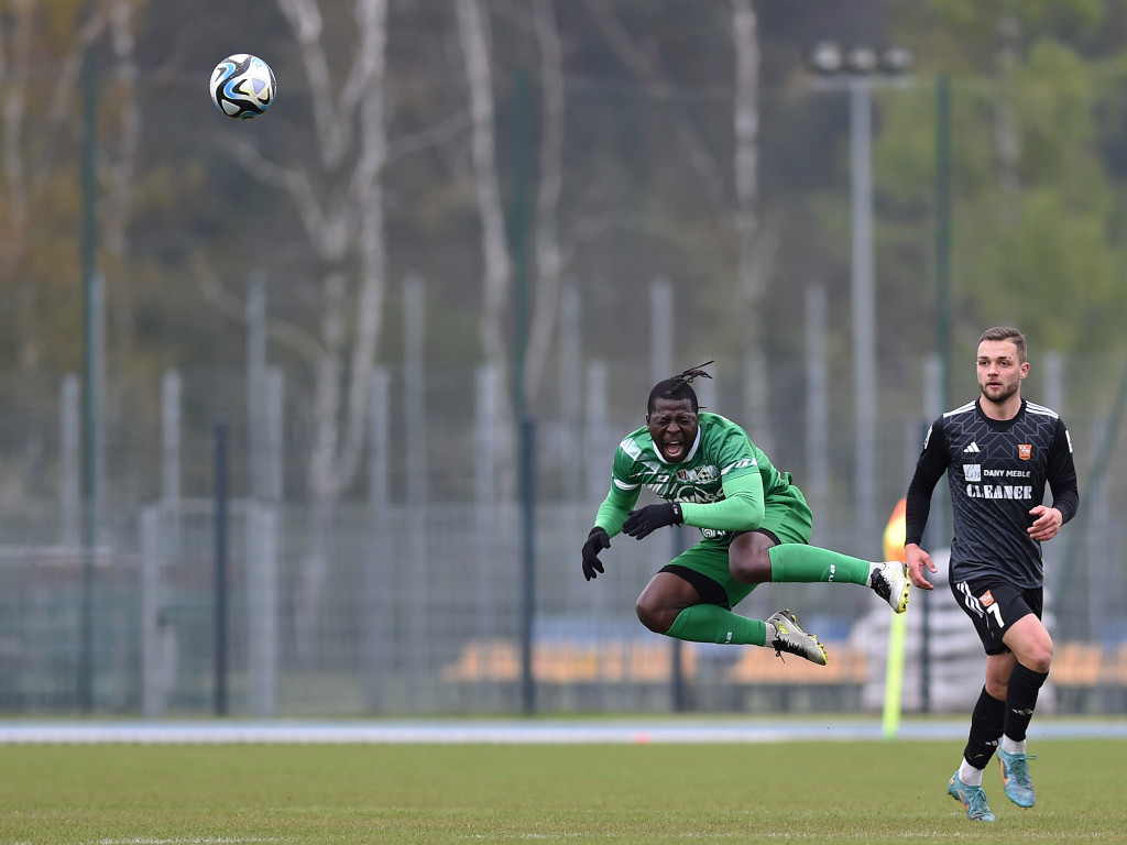 Ważny triumf Mławianki. Piękne przełamanie Odilona