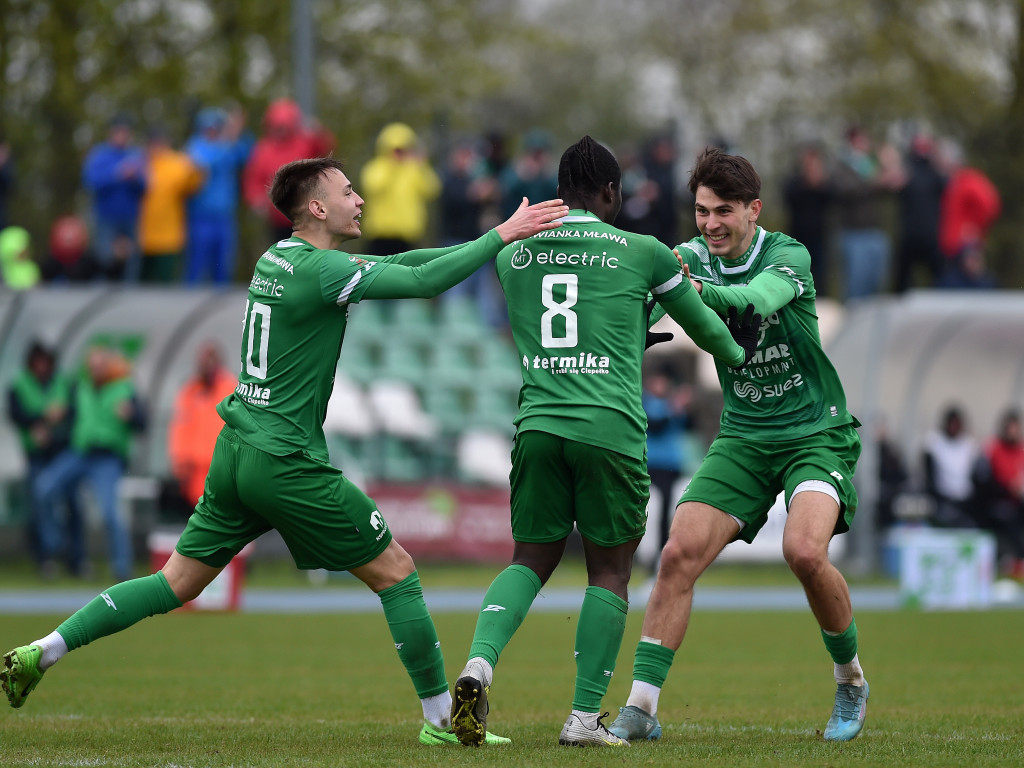 Ważny triumf Mławianki. Piękne przełamanie Odilona