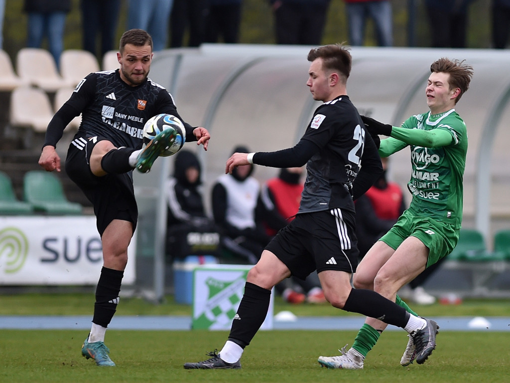 Ważny triumf Mławianki. Piękne przełamanie Odilona