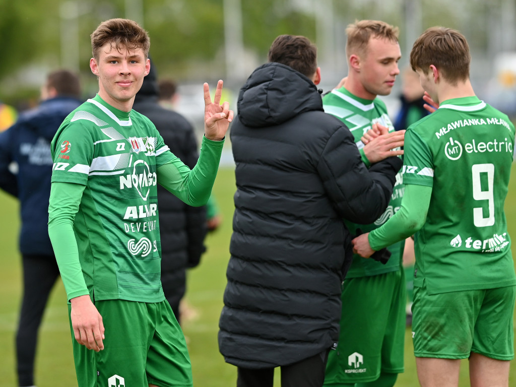 Ważny triumf Mławianki. Piękne przełamanie Odilona