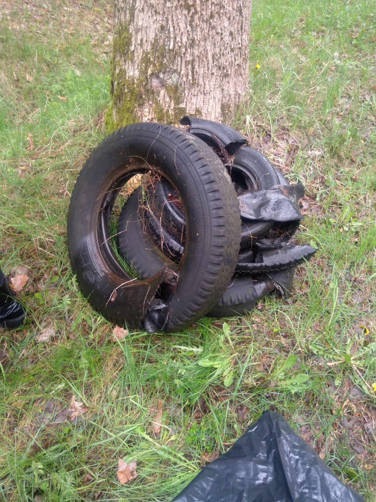 Niestraszna im była aura. Mieszkańcy w akcji