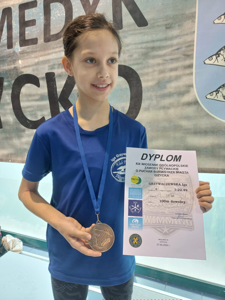 Marlin w Płocku, Płetwal w Giżycku. Kwietniowe występy pływaków