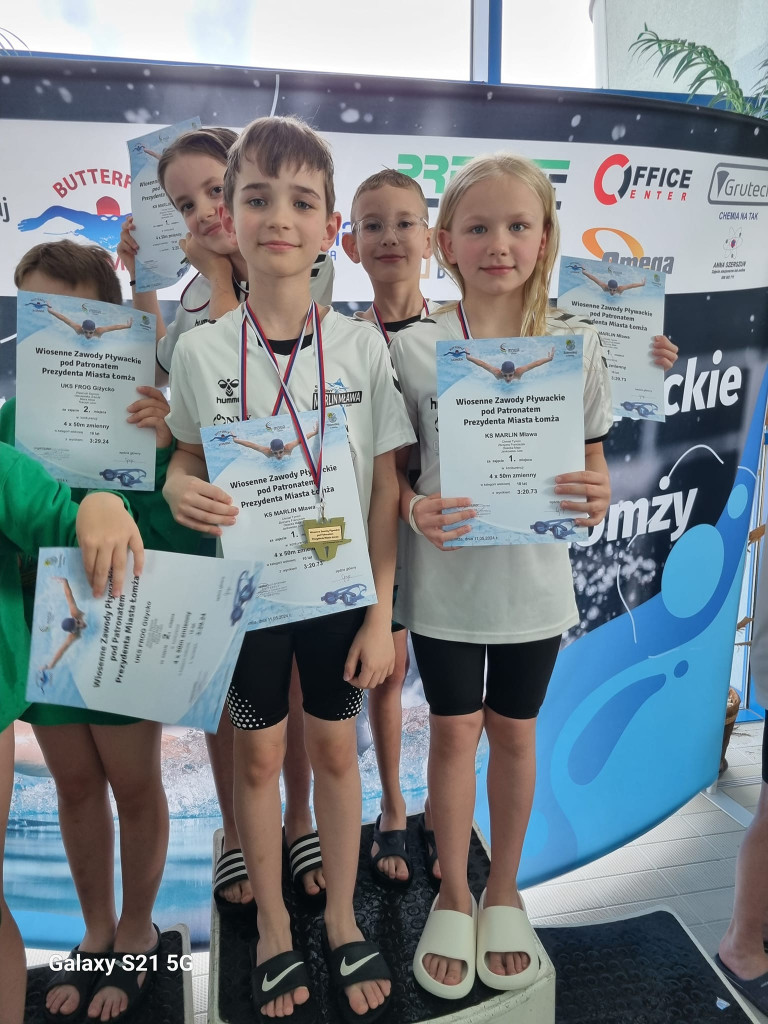 Marlin błysnął w Łomży. Na podium solo i w sztafecie