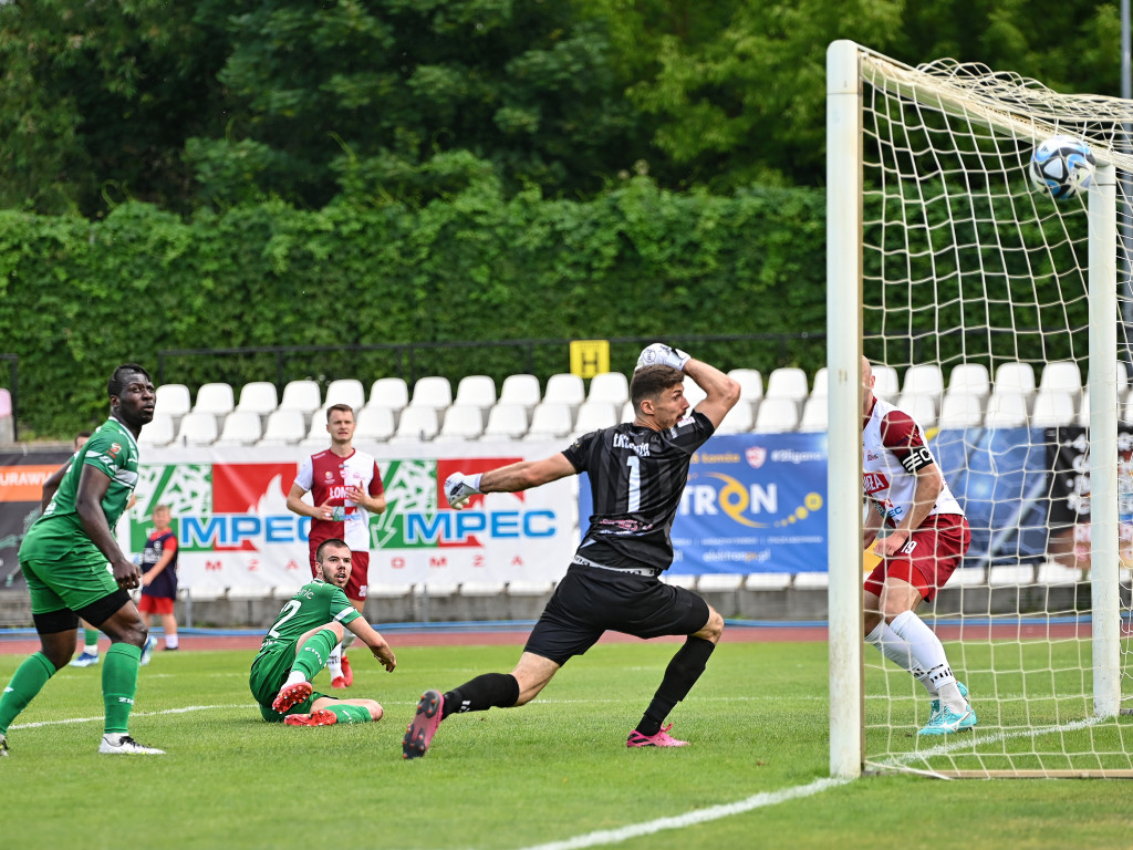 Gol był, po rożnym, którego nie było. Mławianka bez punktów
