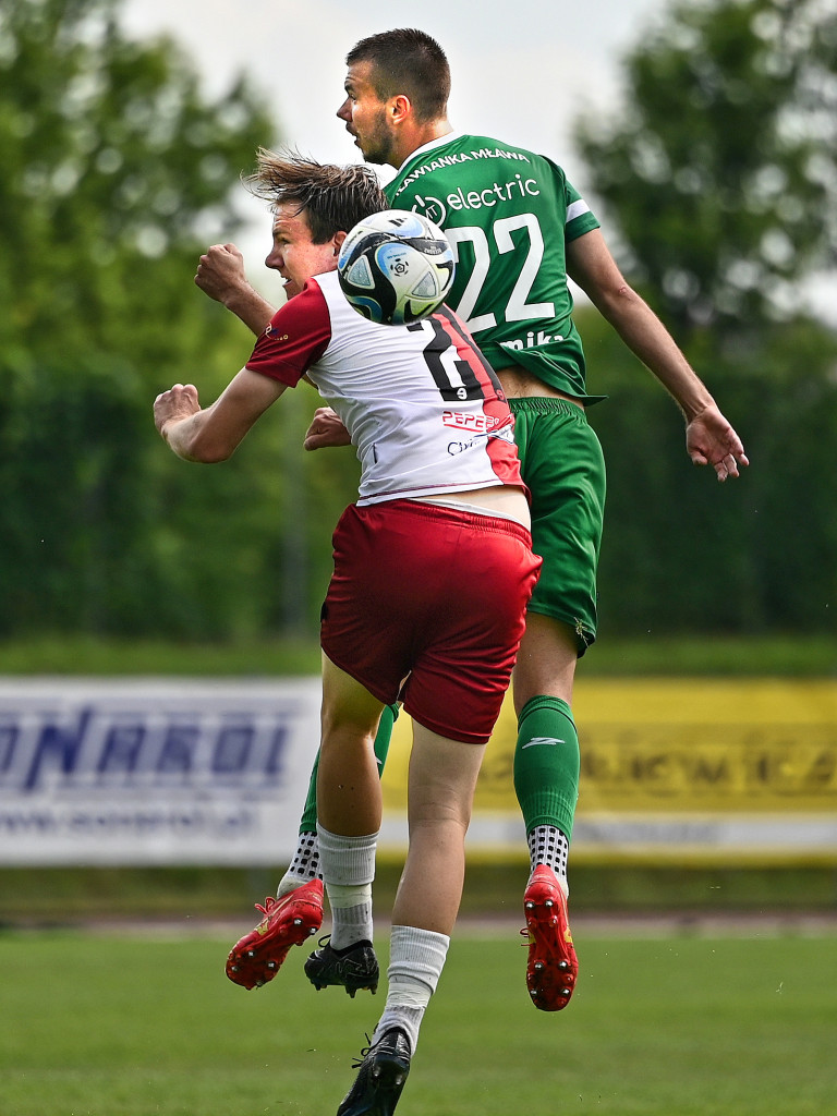 Gol był, po rożnym, którego nie było. Mławianka bez punktów