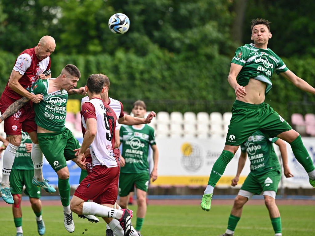 Gol był, po rożnym, którego nie było. Mławianka bez punktów