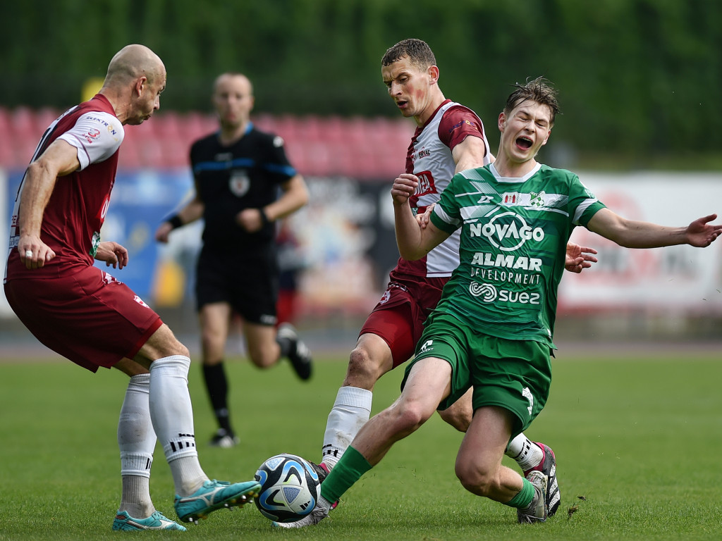 Gol był, po rożnym, którego nie było. Mławianka bez punktów