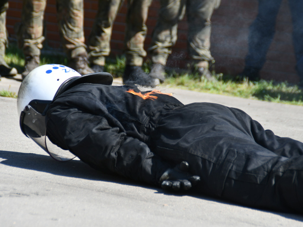 Policjanci szkolą Wojsko Polskie