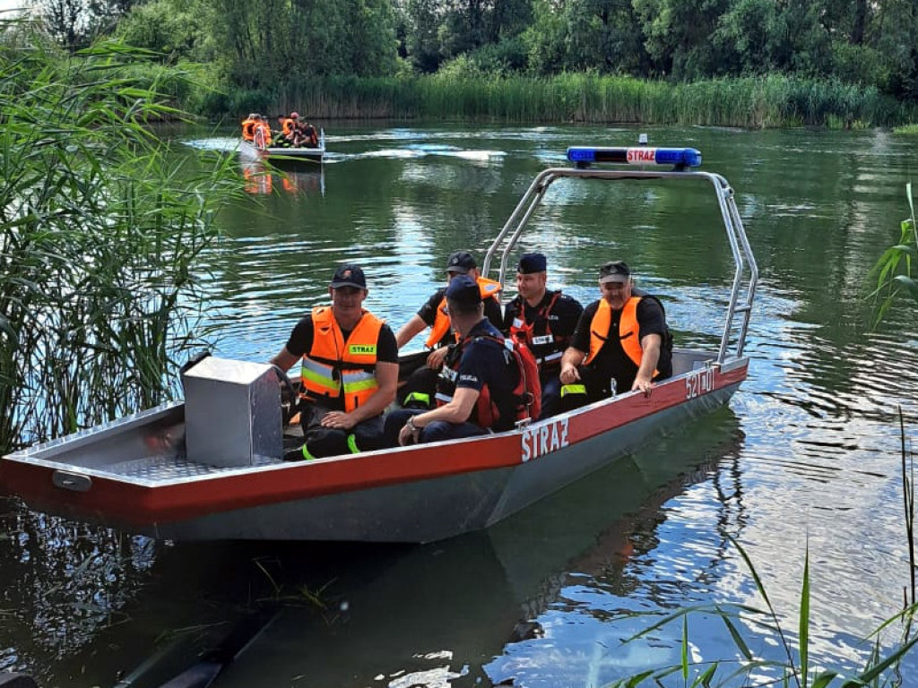 Policja i strażacy na Cegielni [ZDJĘCIA]