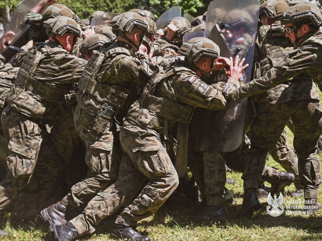 Policja szkoli Terytorialsów broniących granicy