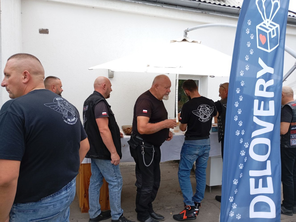 Motocykliści w domu dla zwierząt. Byli pod wrażeniem