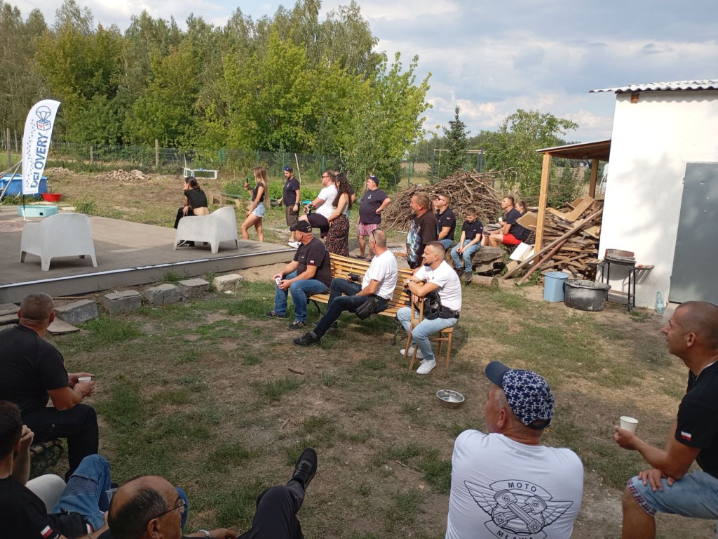 Motocykliści w domu dla zwierząt. Byli pod wrażeniem