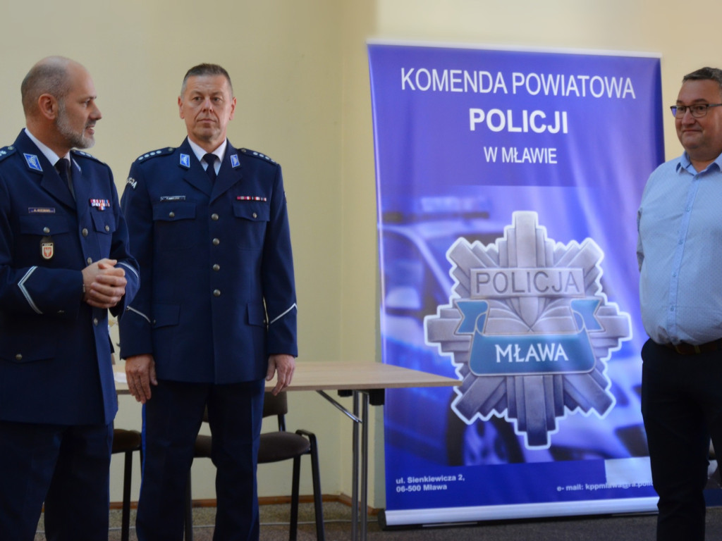 Pożegnanie ze służbą kom. Pawła Gołębczyka