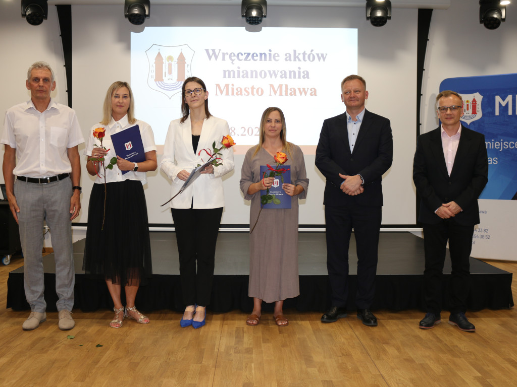 Nauczyciele mianowani w Mławie