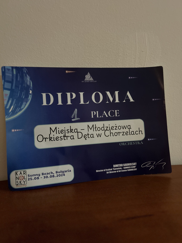 Sukces orkiestry kierowanej przez mławianina