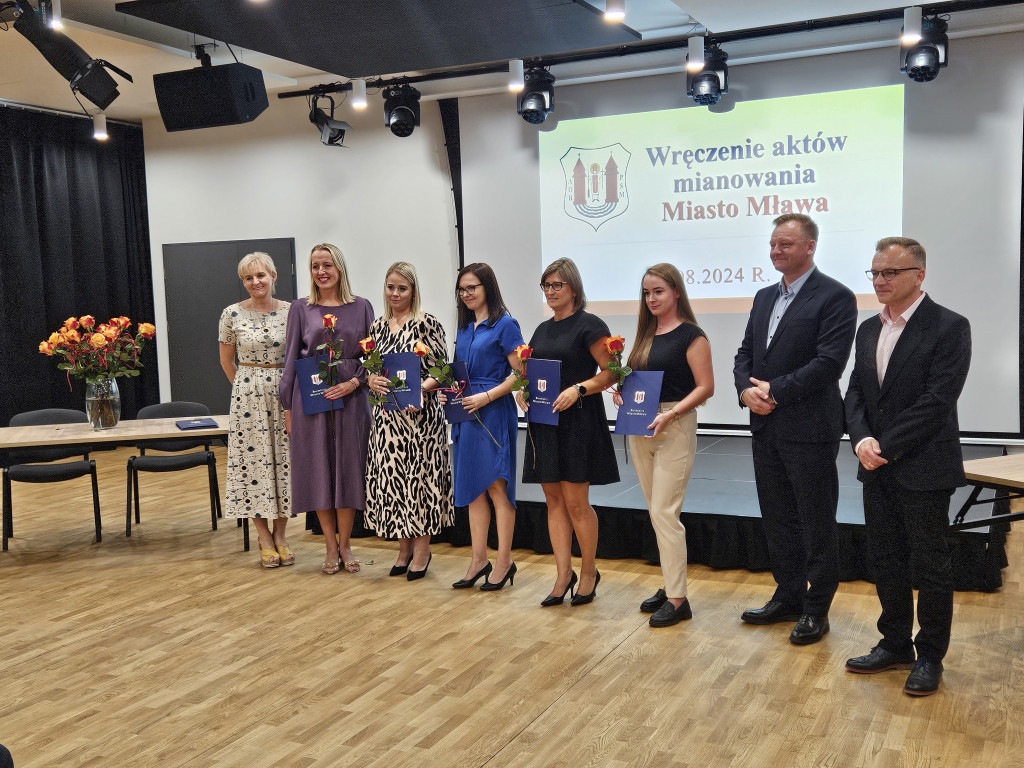 Nauczyciele mianowani w Mławie