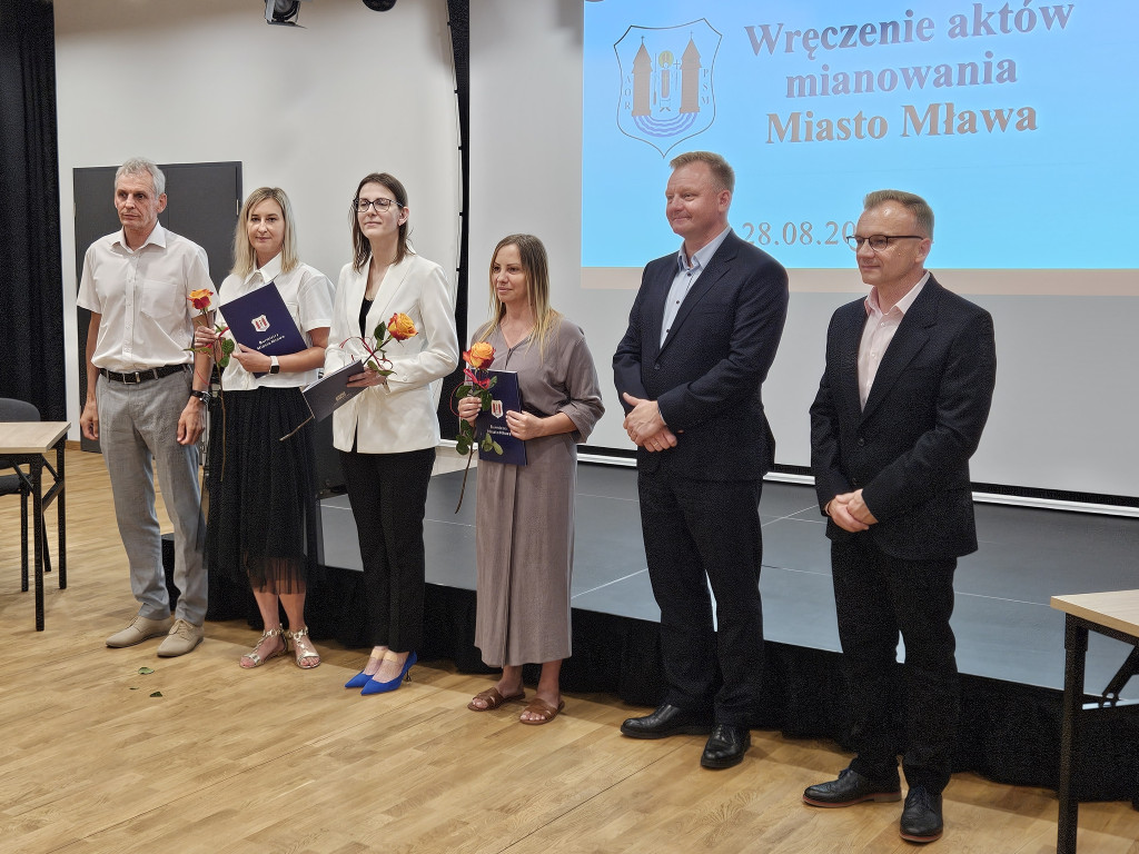 Nauczyciele mianowani w Mławie