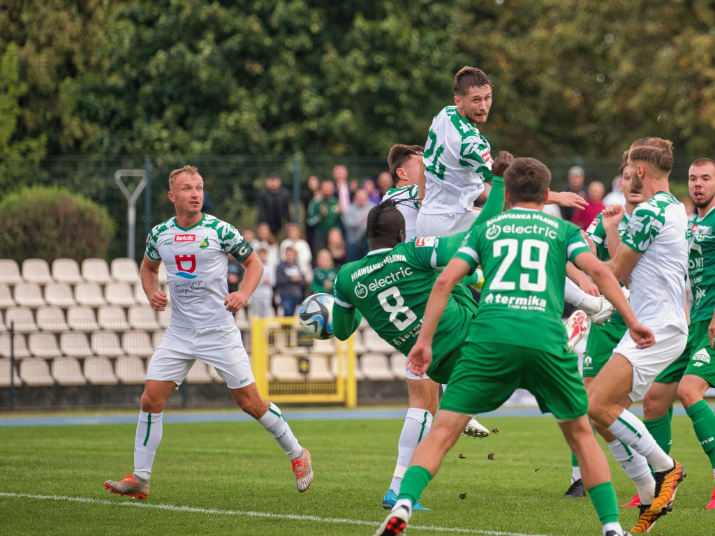 Jureczko jak lotnik. Mławianka wygrywa w domu