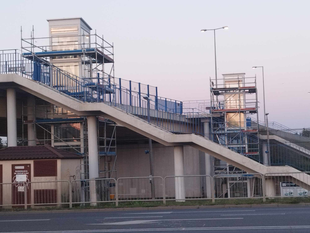 Renowacja na Stacji Mława. Windy nieczynne
