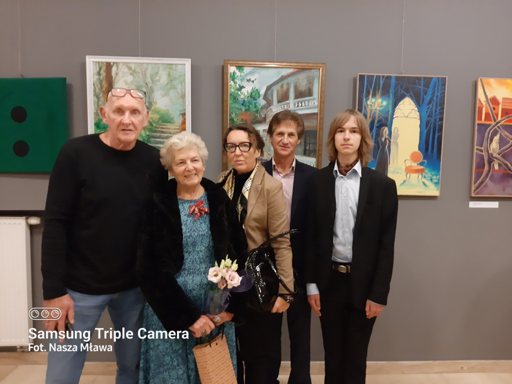 Mławianie na plenerze malarskim w Muzeum Romantyzmu w Opinogórze