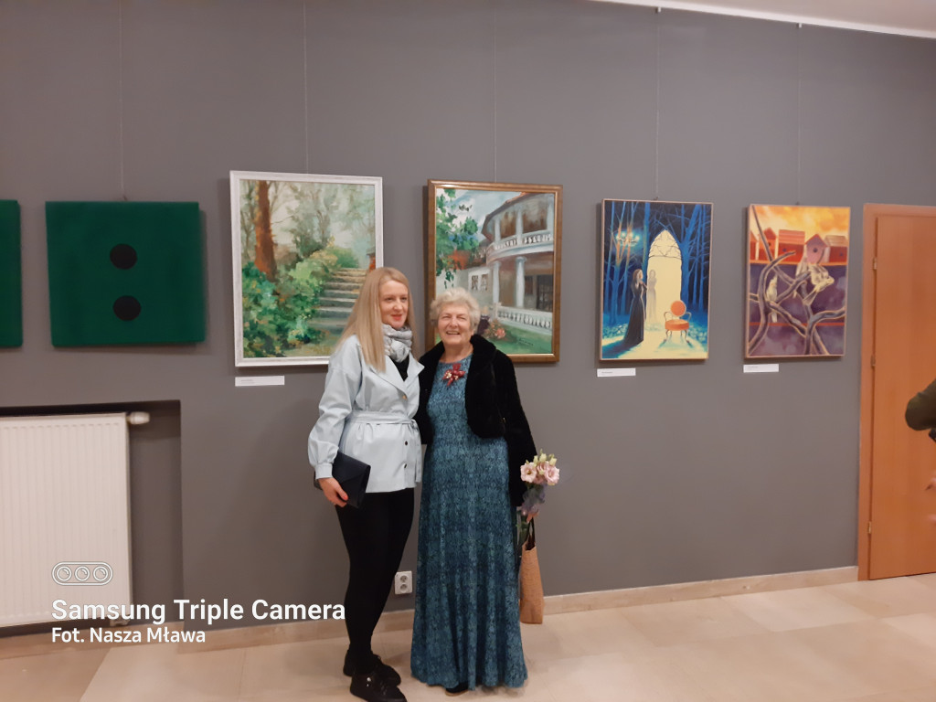 Mławianie na plenerze malarskim w Muzeum Romantyzmu w Opinogórze