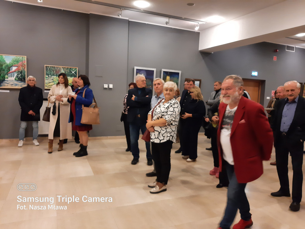 Mławianie na plenerze malarskim w Muzeum Romantyzmu w Opinogórze