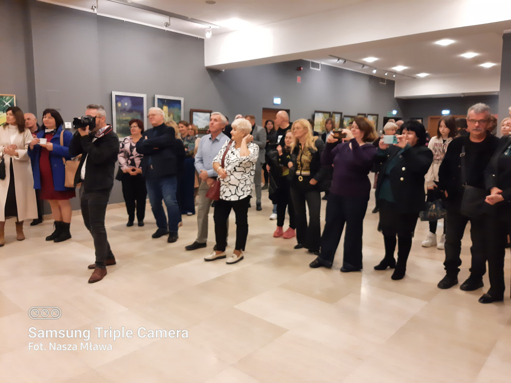 Mławianie na plenerze malarskim w Muzeum Romantyzmu w Opinogórze