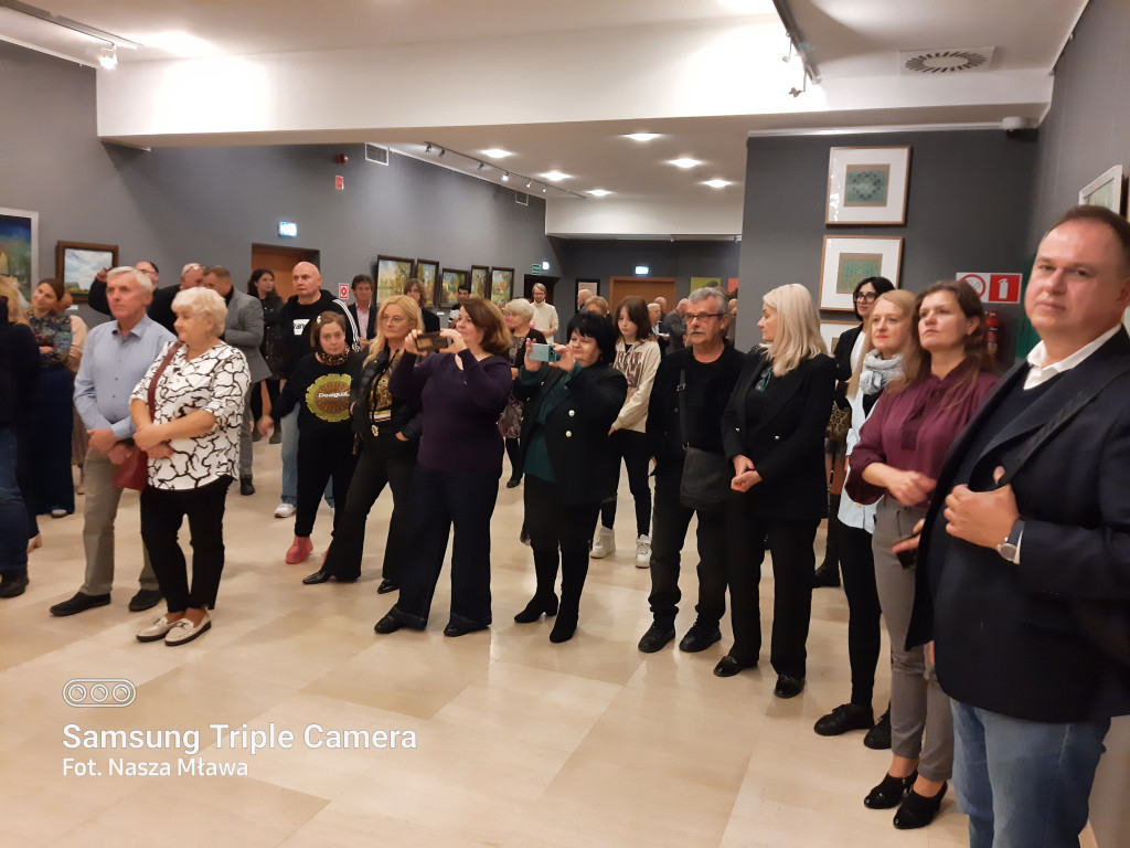 Mławianie na plenerze malarskim w Muzeum Romantyzmu w Opinogórze