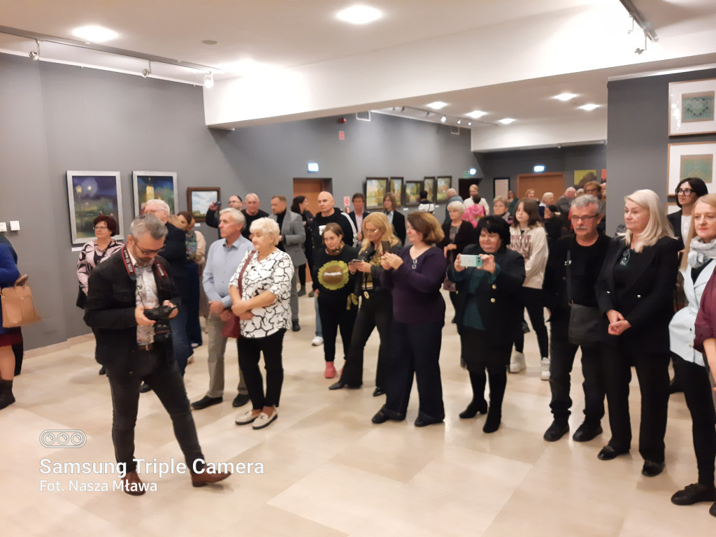 Mławianie na plenerze malarskim w Muzeum Romantyzmu w Opinogórze