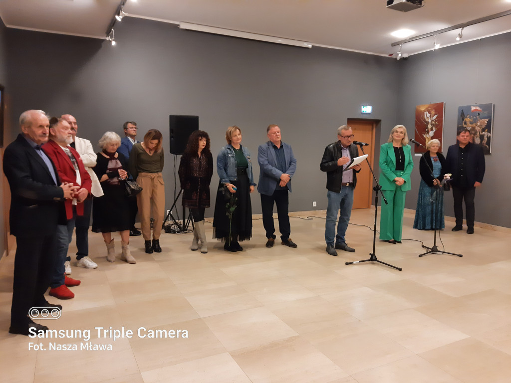 Mławianie na plenerze malarskim w Muzeum Romantyzmu w Opinogórze