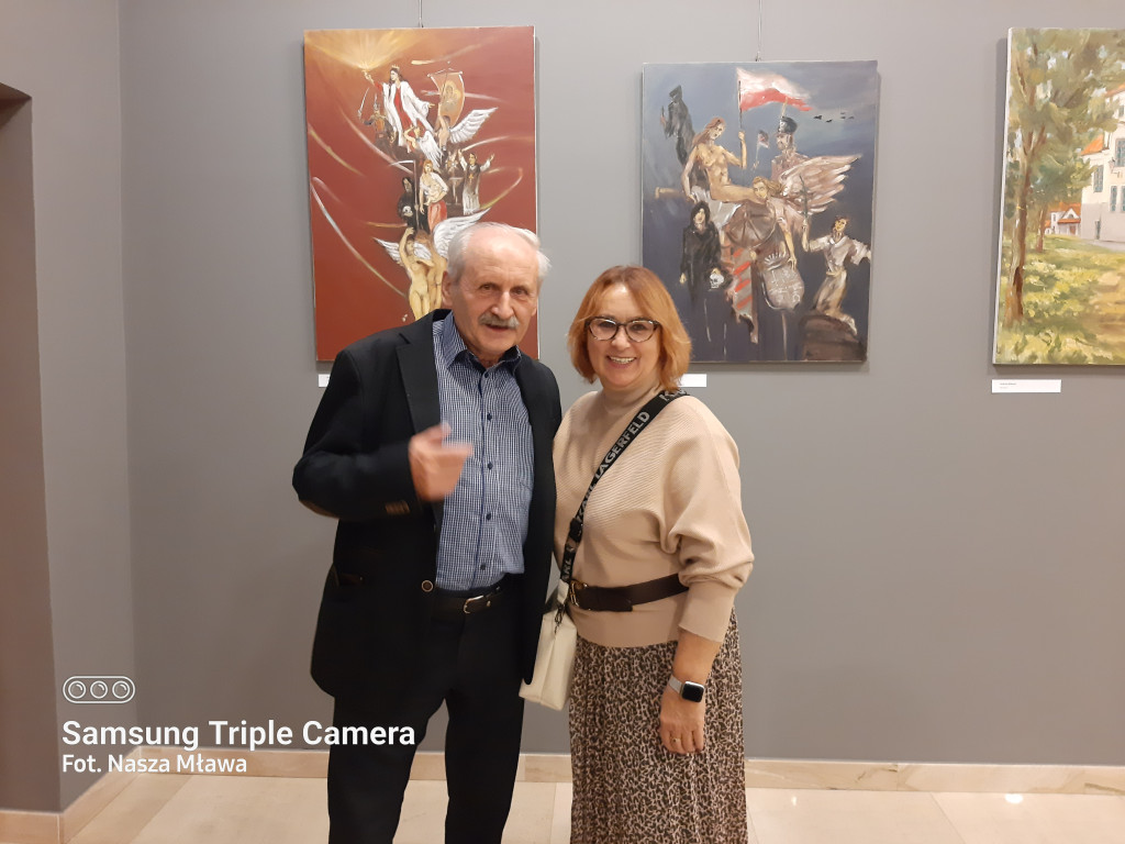 Mławianie na plenerze malarskim w Muzeum Romantyzmu w Opinogórze