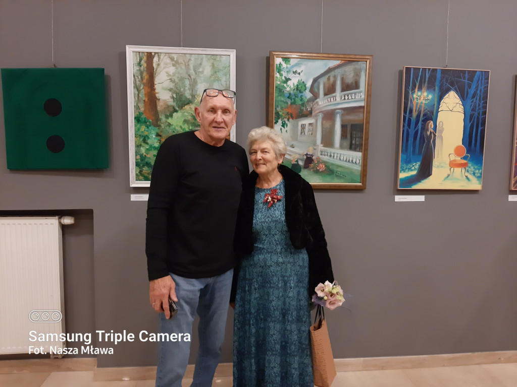 Mławianie na plenerze malarskim w Muzeum Romantyzmu w Opinogórze