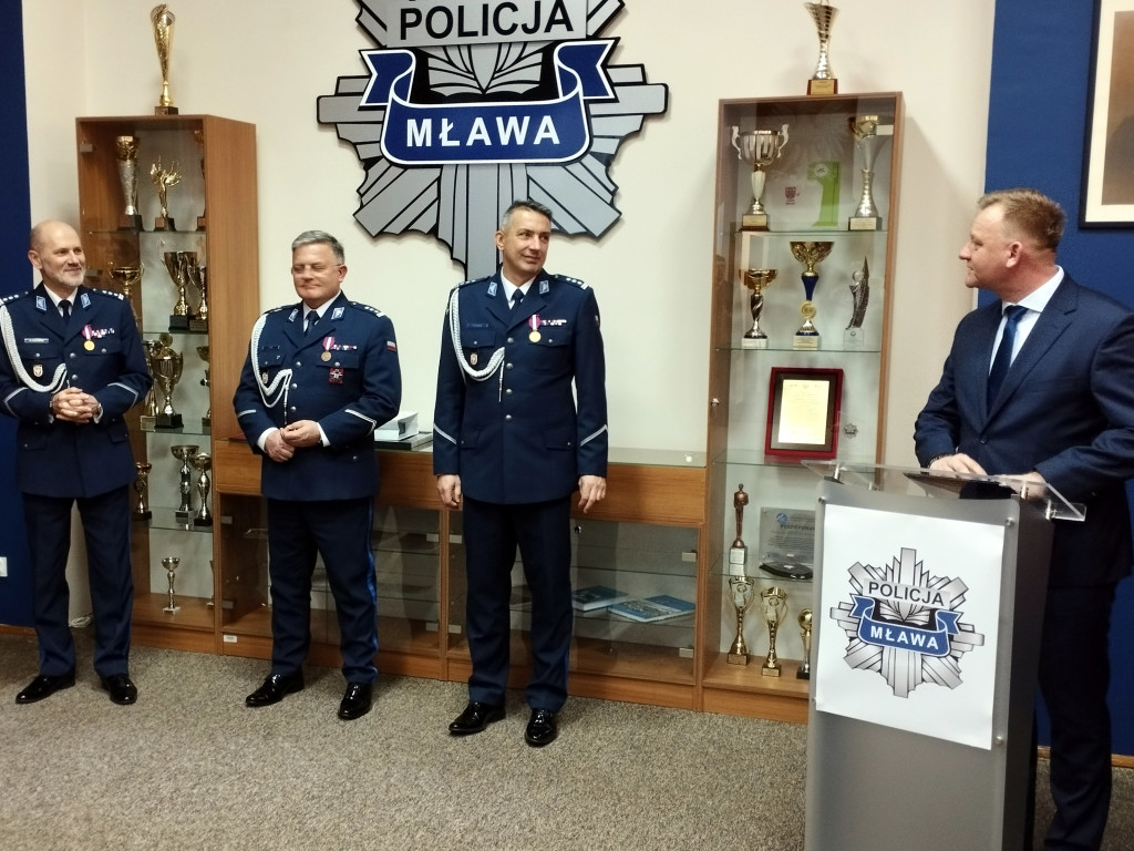 Inspektor Ryfiński odchodzi. Nowy komendant policji w Mławie
