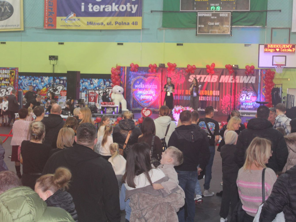 Mieszkańcy Mławy wsparli WOŚP